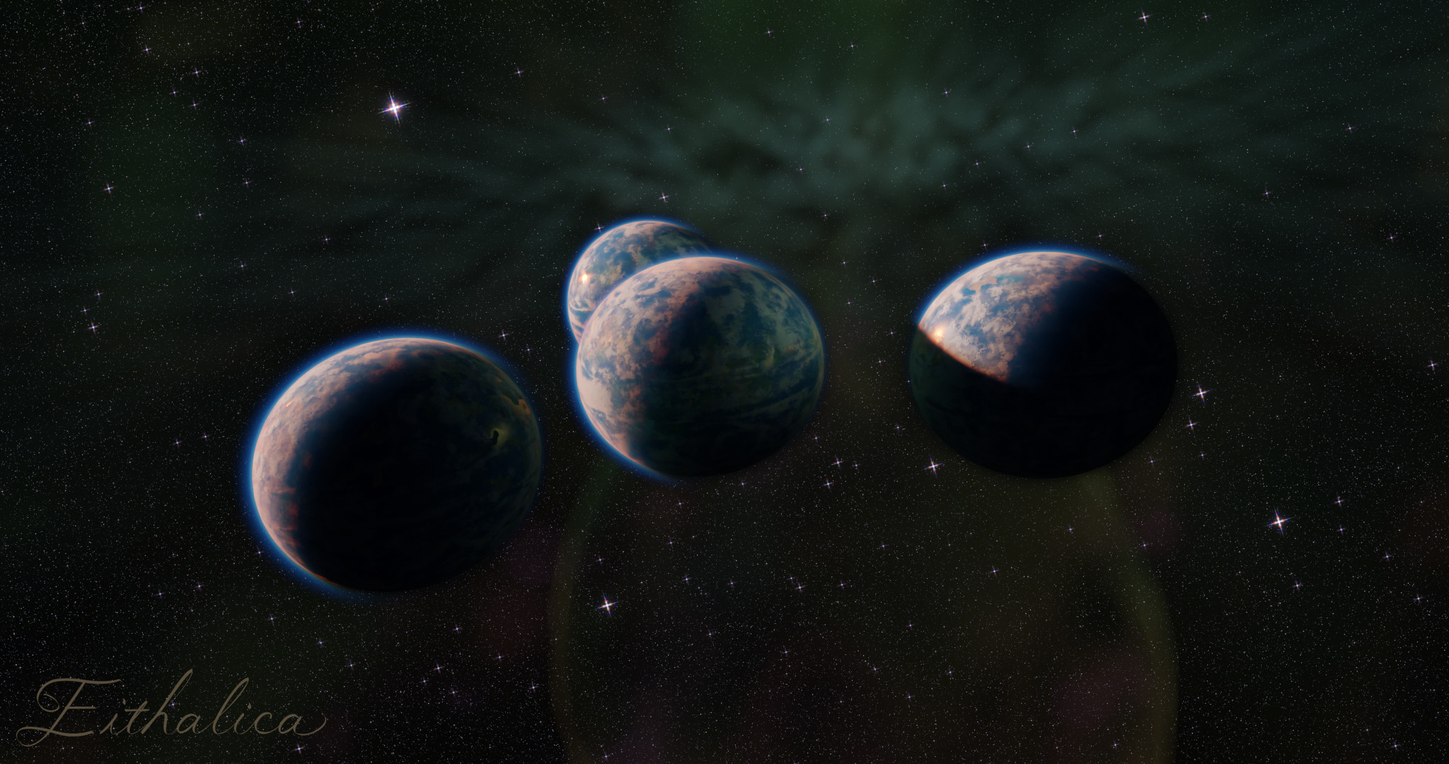 Eithalica Quadruple Planet